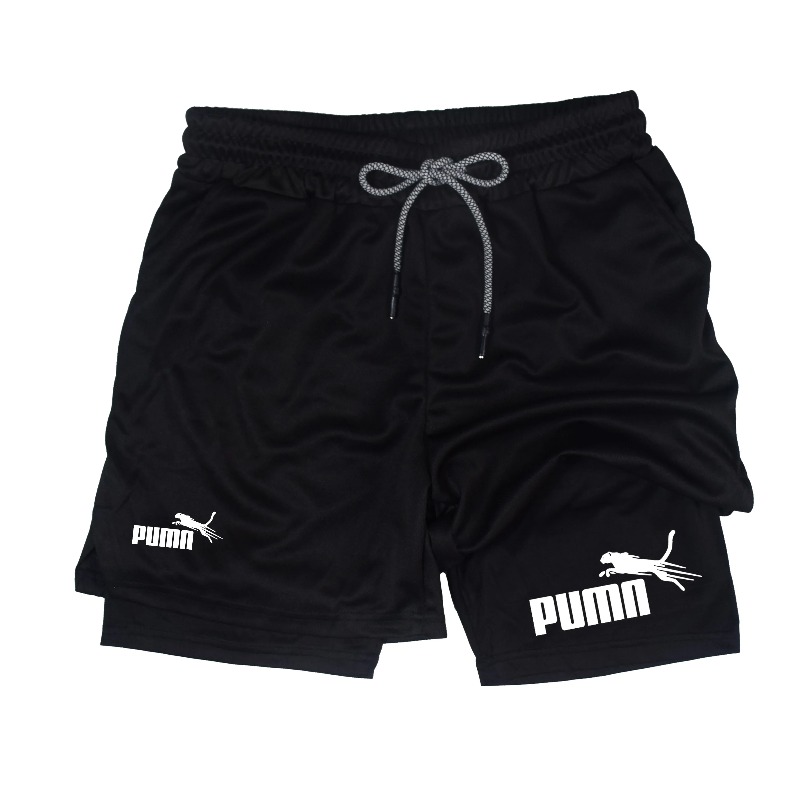 Summer Breathable Two-in-one D - Compression Shorts Athletes recension och pris