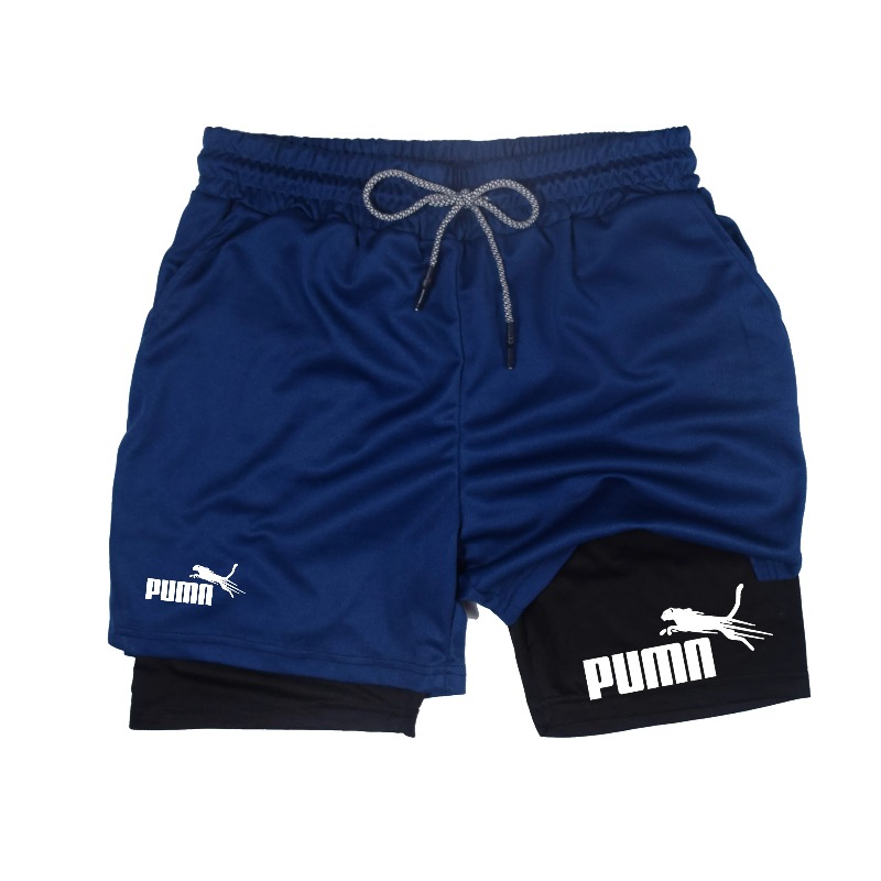 Summer Breathable Two-in-one D - Compression Shorts Athletes recension och pris