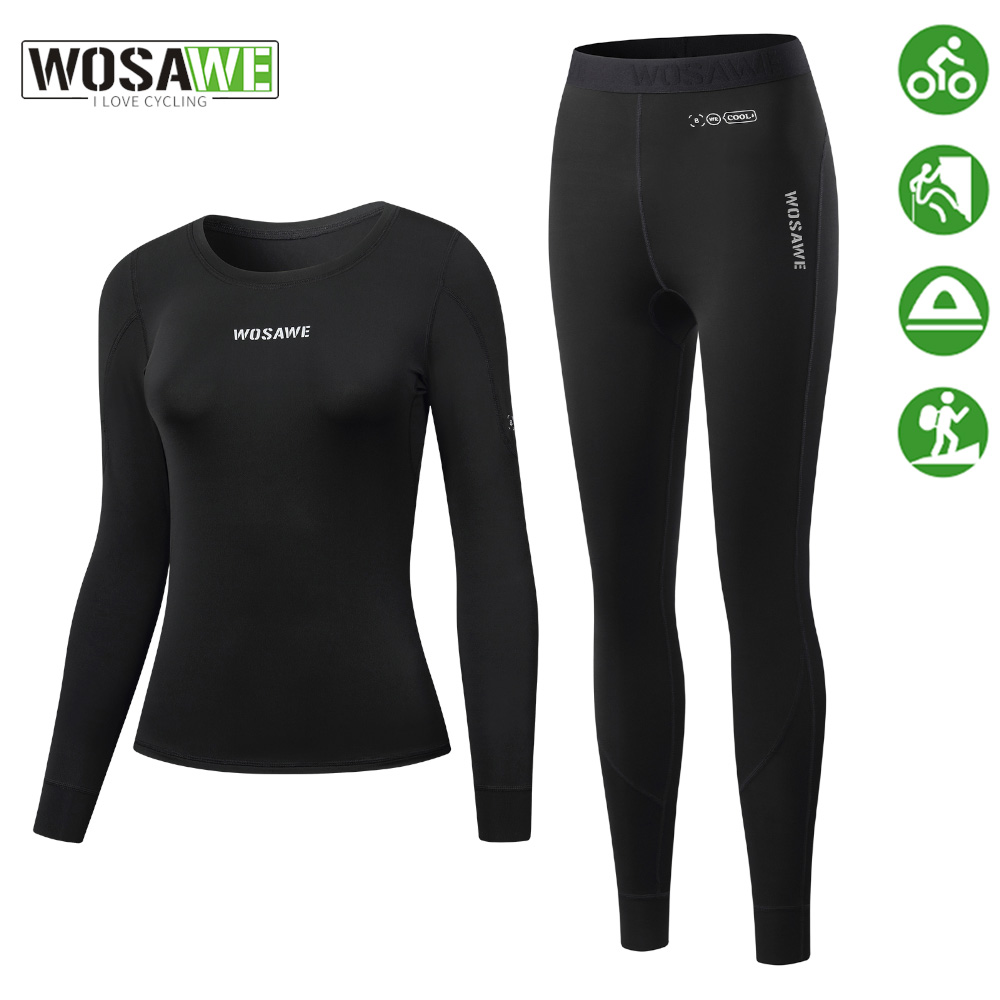 WOSAWE Women Cycling Underwear - Compression Long Pant recension och pris