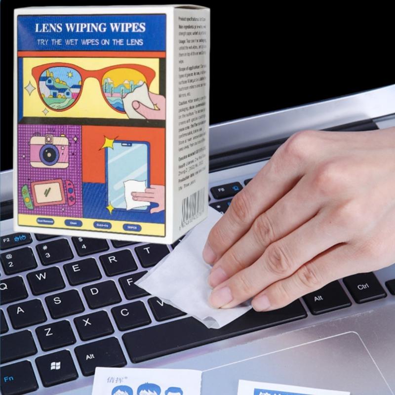 Glasses Wipes Anti-Fog Scratch - Bamboo Fiber Trunk recension och pris