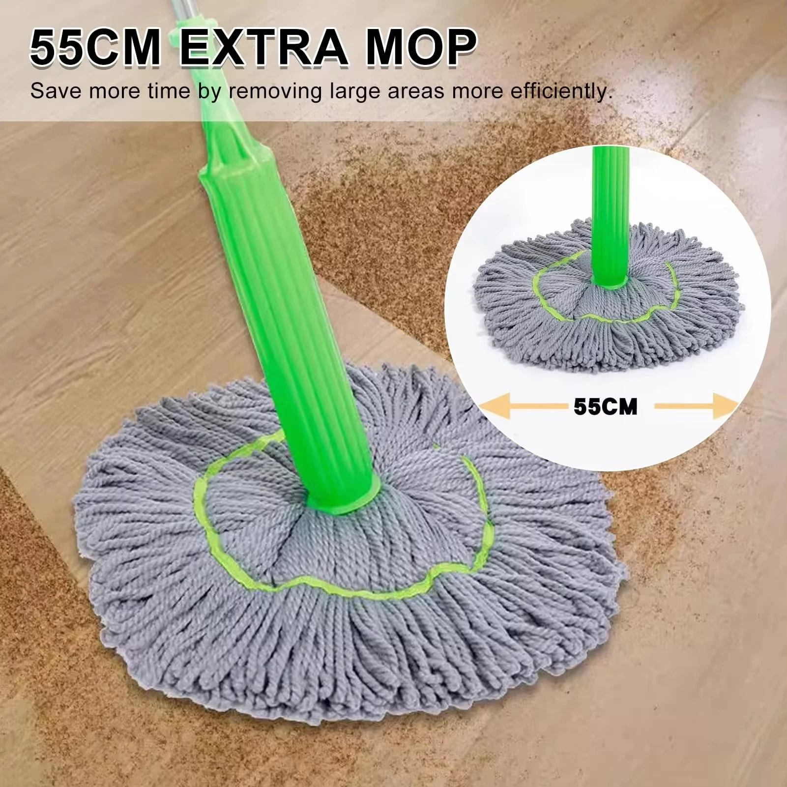 New Bamboo Fiber Sleeve Mop 2  - Bamboo Fiber Trunk recension och pris