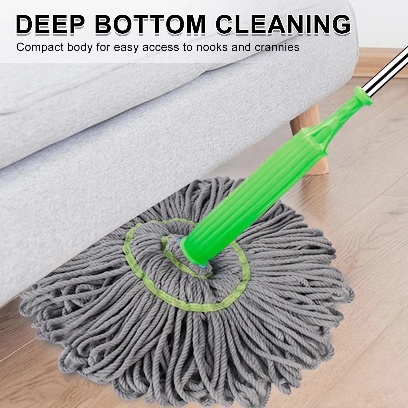 New Bamboo Fiber Sleeve Mop 2  - Bamboo Fiber Trunk recension och pris