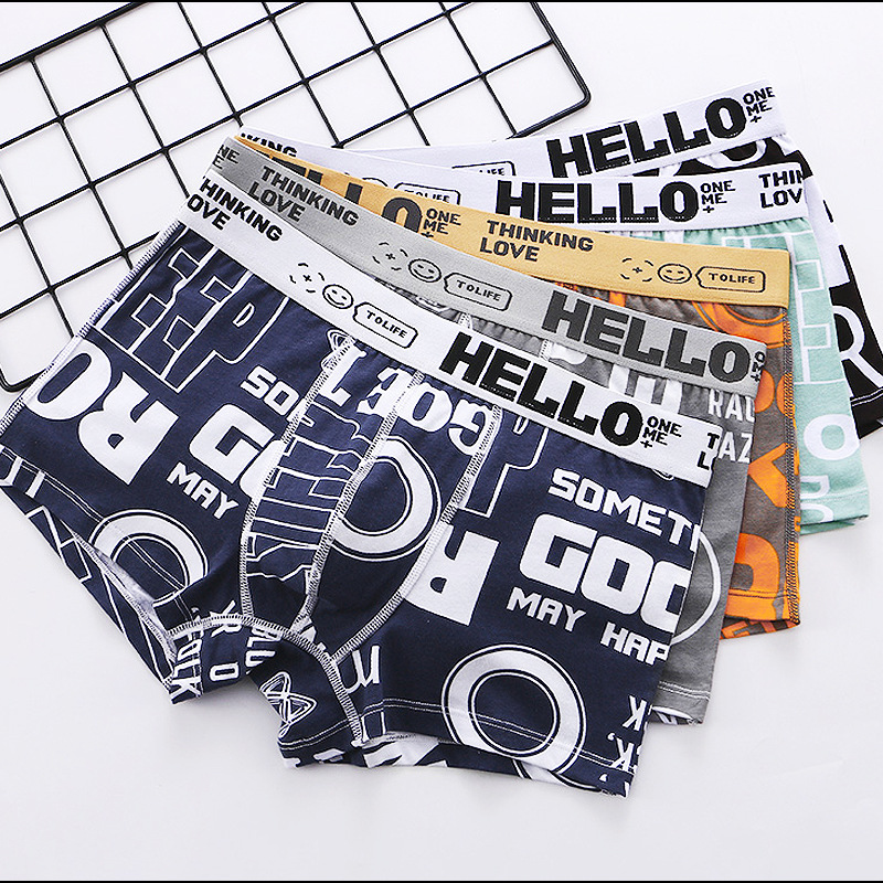 Men Panty Two Pack Printing Fl - Boxer Brief Pack Cotton recension och pris