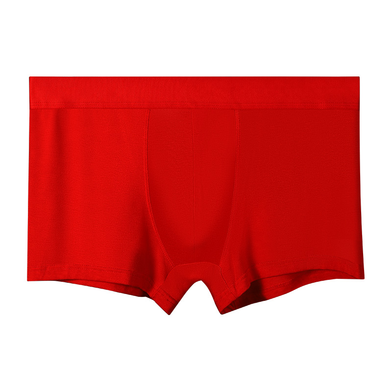 Men's 100% Cotton Red Boxer Br - Boxer Brief Pack Cotton recension och pris