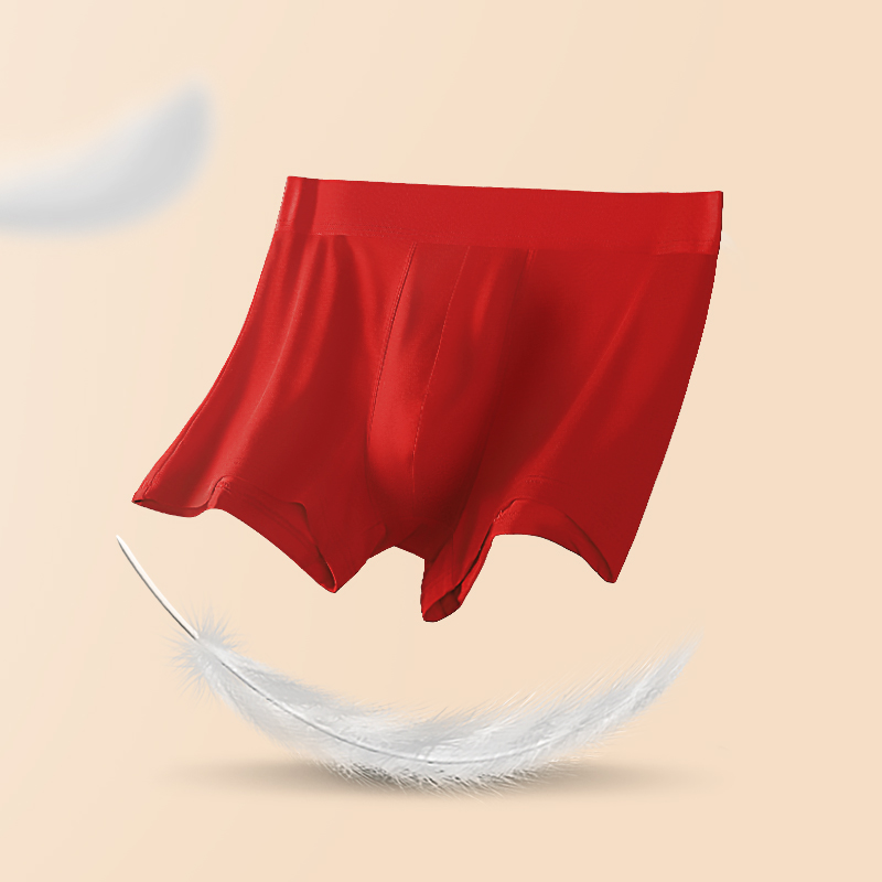 Men's 100% Cotton Red Boxer Br - Boxer Brief Pack Cotton recension och pris